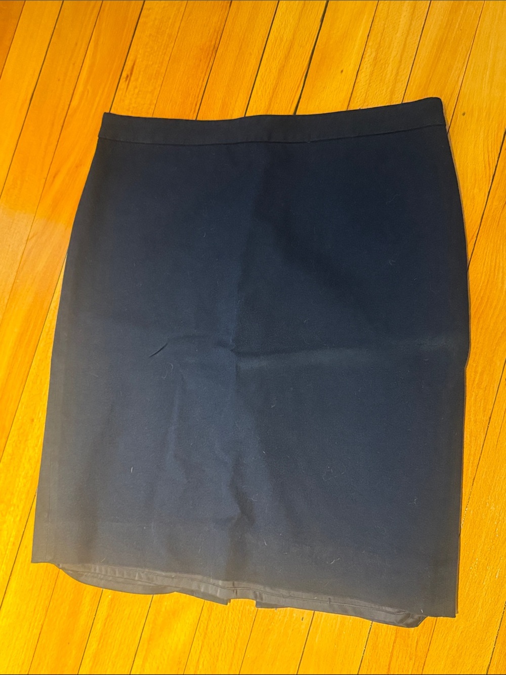 J. Crew Navy Slim Pencil Skirt